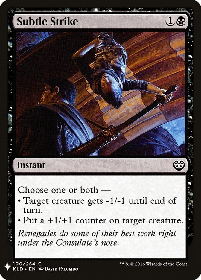 Image for Subtle Strike (The List Reprints) (100) - Magic: The Gathering