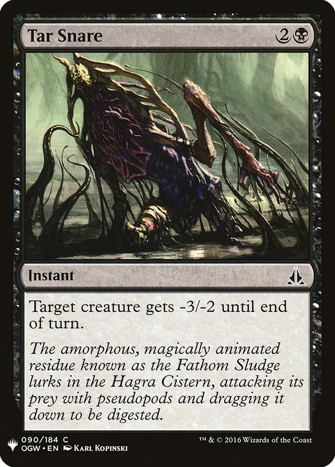 Image for Tar Snare (The List Reprints) (90) - Magic: The Gathering