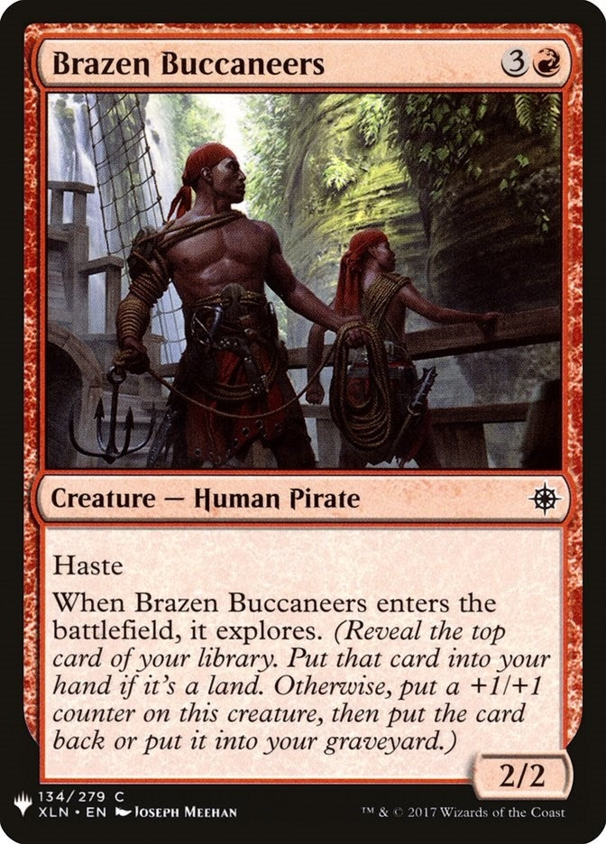 Image for Brazen Buccaneers (The List Reprints) (134) - Magic: The Gathering