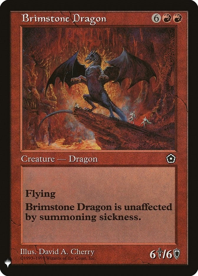 Image for Brimstone Dragon (The List Reprints) - Magic: The Gathering