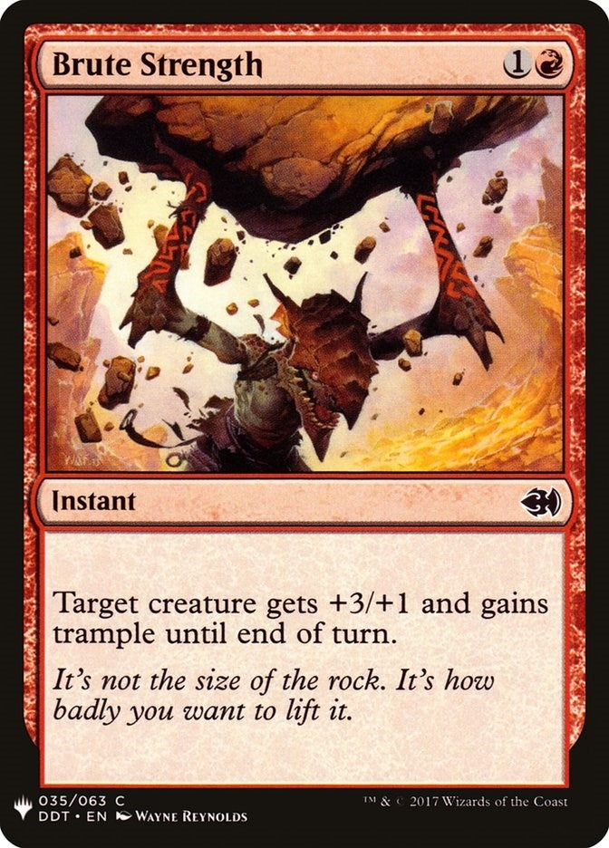 Image for Brute Strength (The List Reprints) (35) - Magic: The Gathering