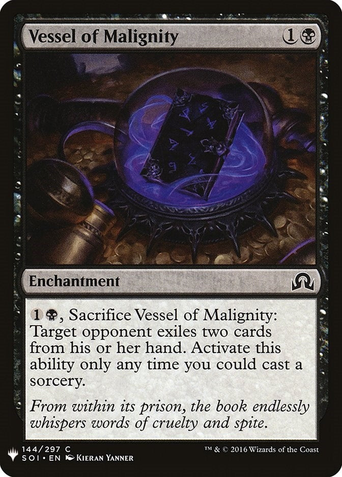Image for Vessel of Malignity (The List Reprints) (144) - Magic: The Gathering