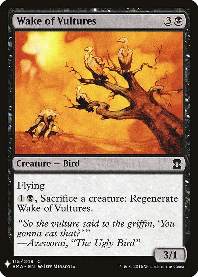 Image for Wake of Vultures (The List Reprints) (115) - Magic: The Gathering