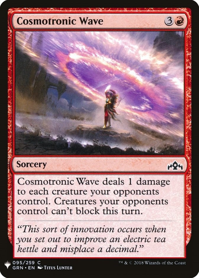 Image for Cosmotronic Wave (The List Reprints) (95) - Magic: The Gathering
