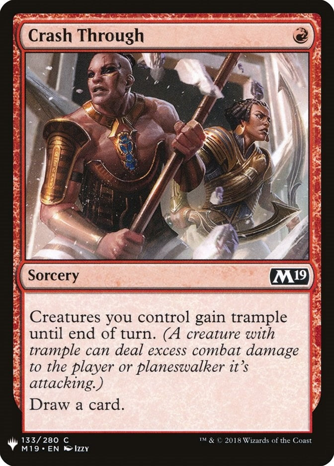 Image for Crash Through (The List Reprints) (133) - Magic: The Gathering