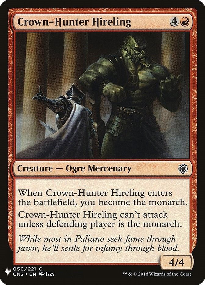Image for Crown-Hunter Hireling (The List Reprints) (50) - Magic: The Gathering