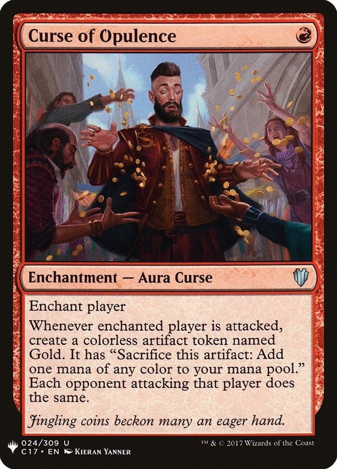 Image for Curse of Opulence (The List Reprints) (24) - Magic: The Gathering