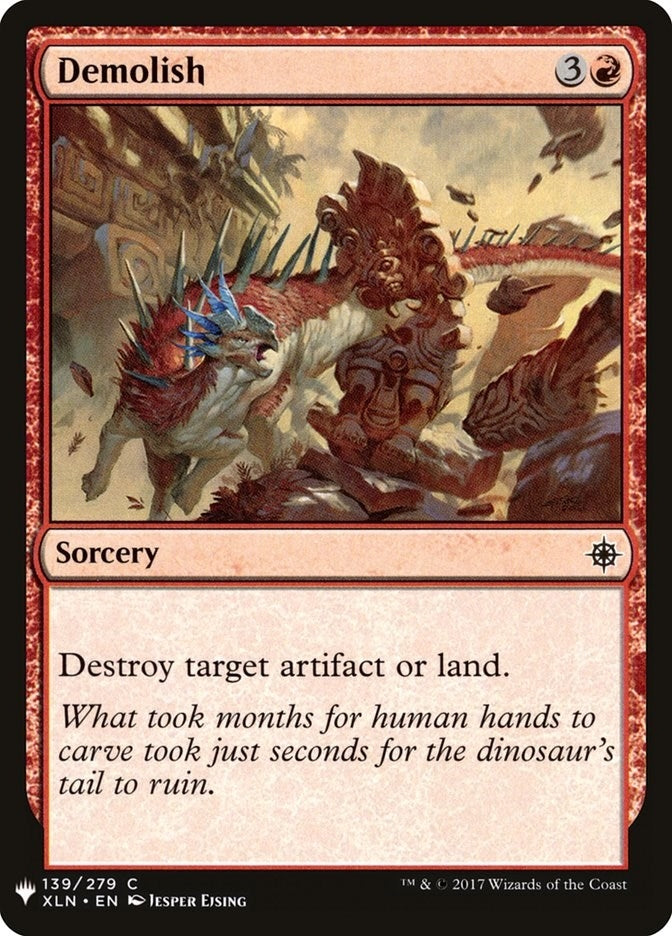 Image for Demolish (The List Reprints) (139) - Magic: The Gathering