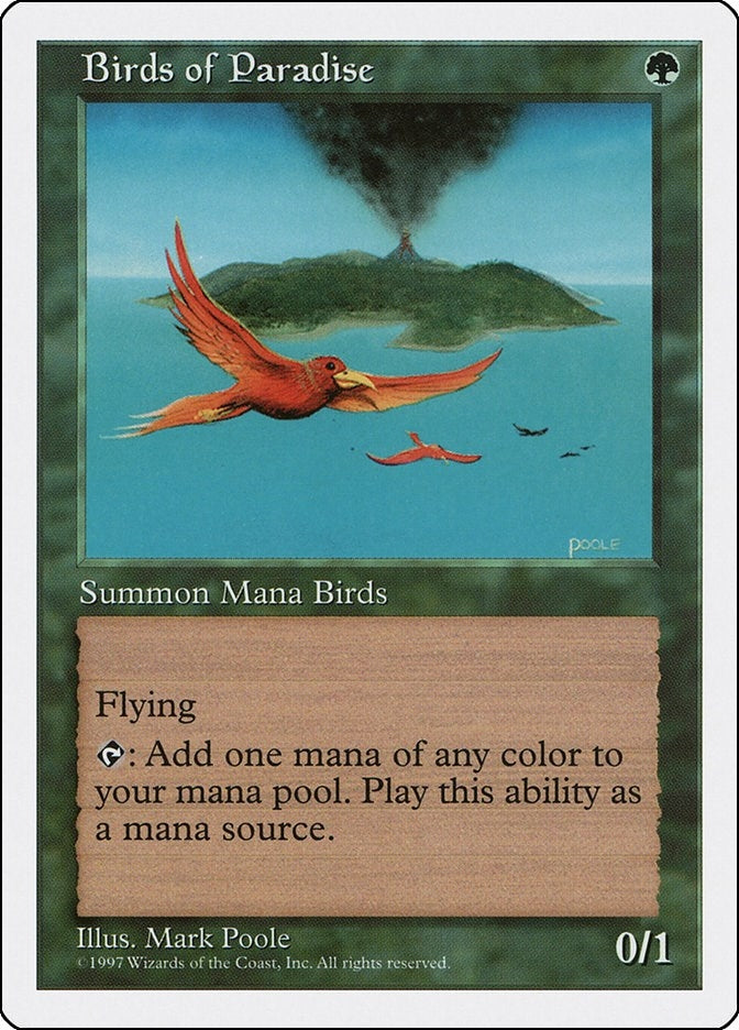 Image for Birds of Paradise (Fifth Edition) (142) - Magic: The Gathering