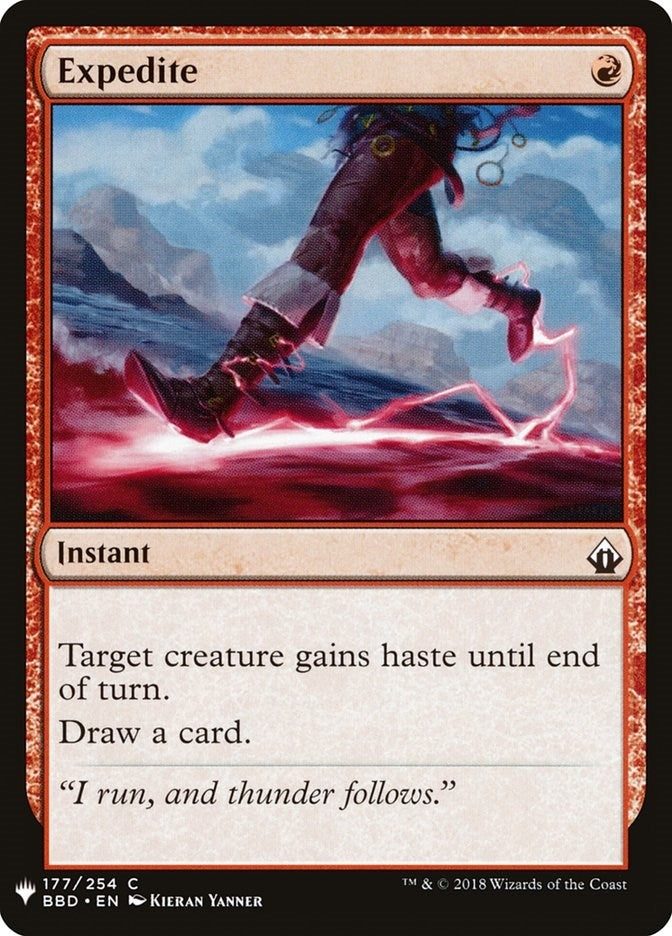 Image for Expedite (The List Reprints) (177) - Magic: The Gathering