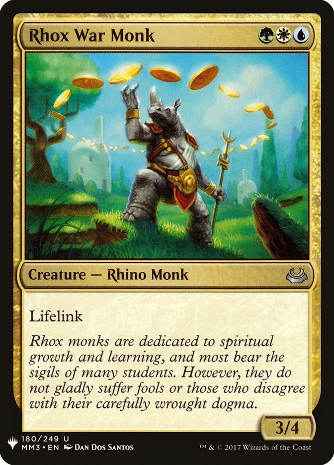Image for Rhox War Monk (The List Reprints) (180) - Magic: The Gathering