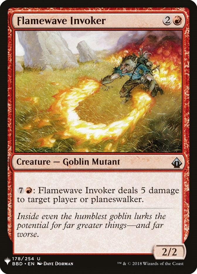 Image for Flamewave Invoker (The List Reprints) (178) - Magic: The Gathering