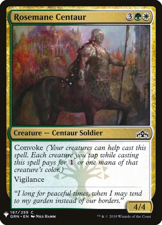 Image for Rosemane Centaur (The List Reprints) (197) - Magic: The Gathering