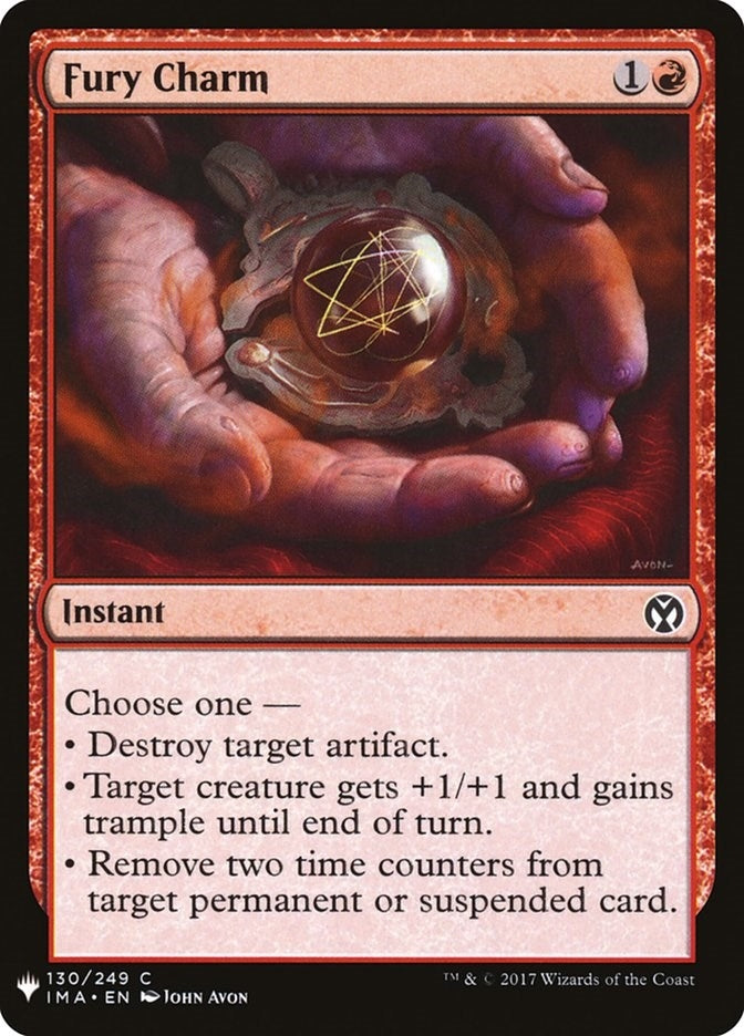 Image for Fury Charm (The List Reprints) (130) - Magic: The Gathering
