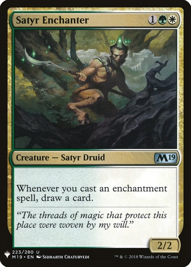 Image for Satyr Enchanter (The List Reprints) (223) - Magic: The Gathering