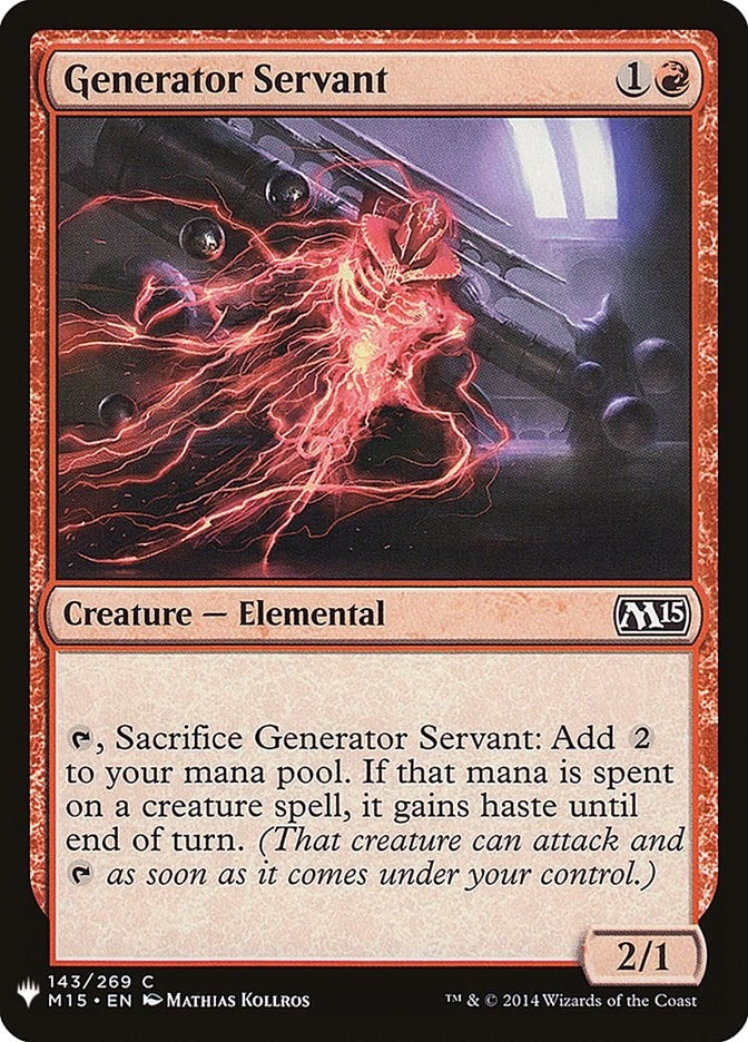 Image for Generator Servant (The List Reprints) (143) - Magic: The Gathering