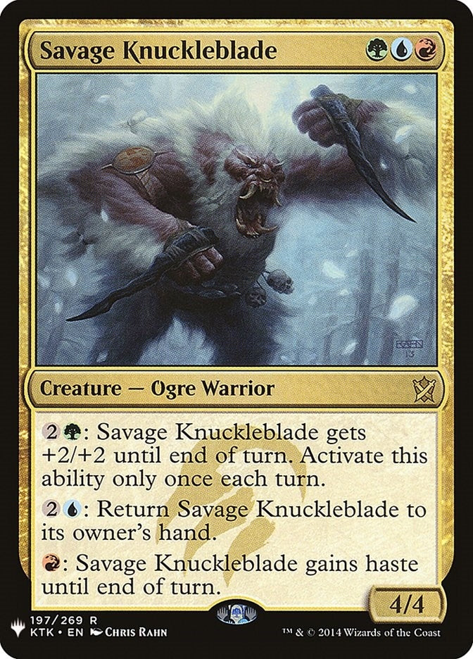 Image for Savage Knuckleblade (The List Reprints) (197) - Magic: The Gathering