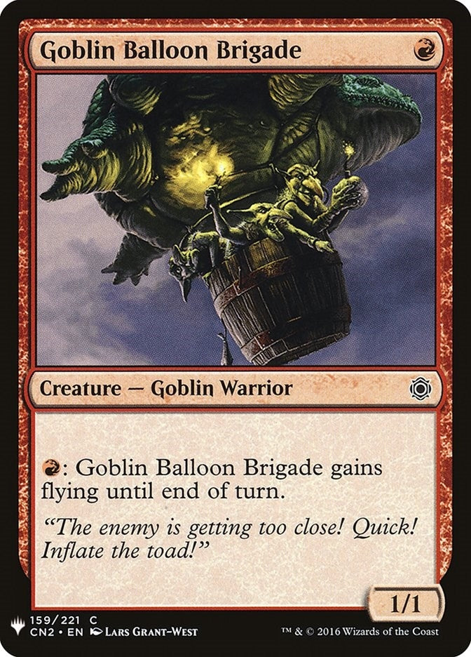 Image for Goblin Balloon Brigade (The List Reprints) (159) - Magic: The Gathering