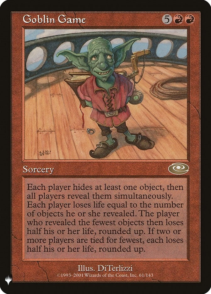 Image for Goblin Game (The List Reprints) (61/143) - Magic: The Gathering