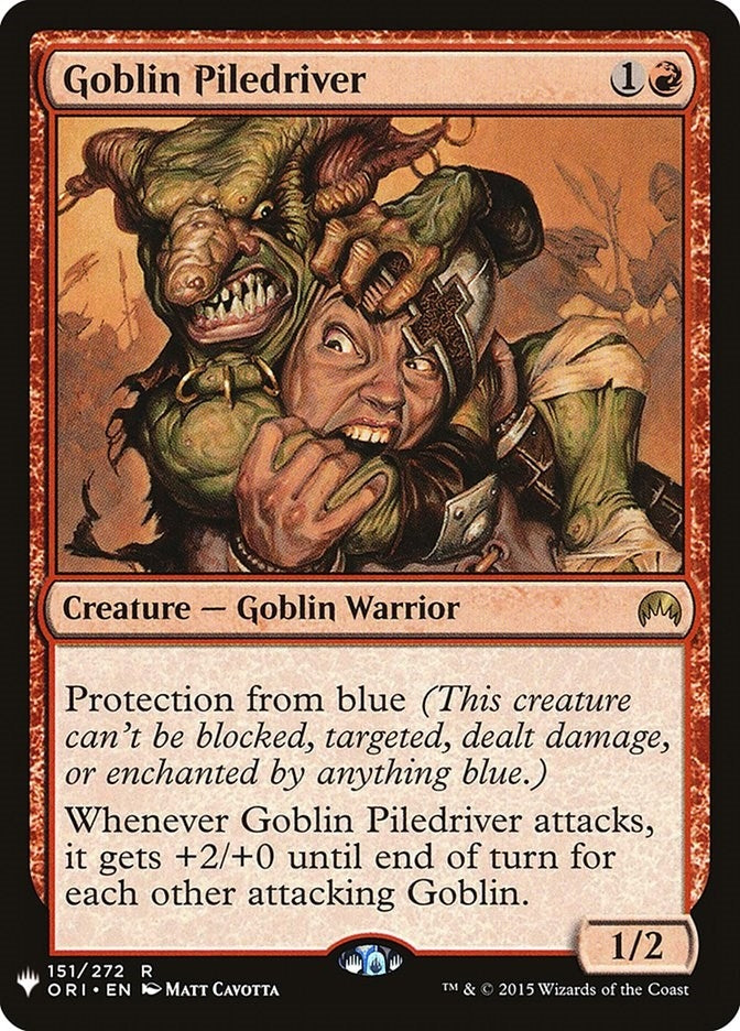 Image for Goblin Piledriver (The List Reprints) (151) - Magic: The Gathering