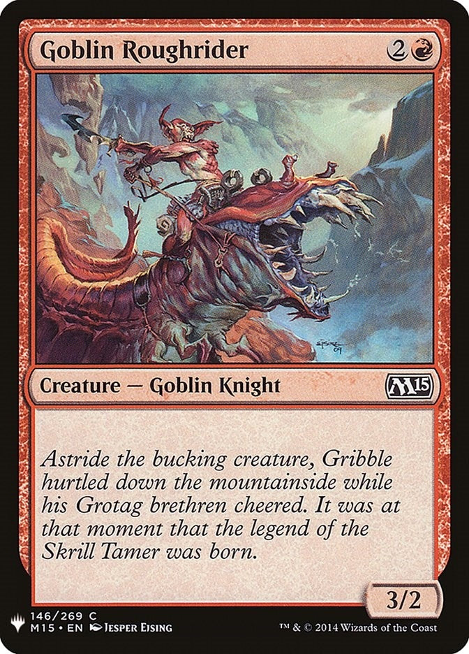 Image for Goblin Roughrider (The List Reprints) (146) - Magic: The Gathering