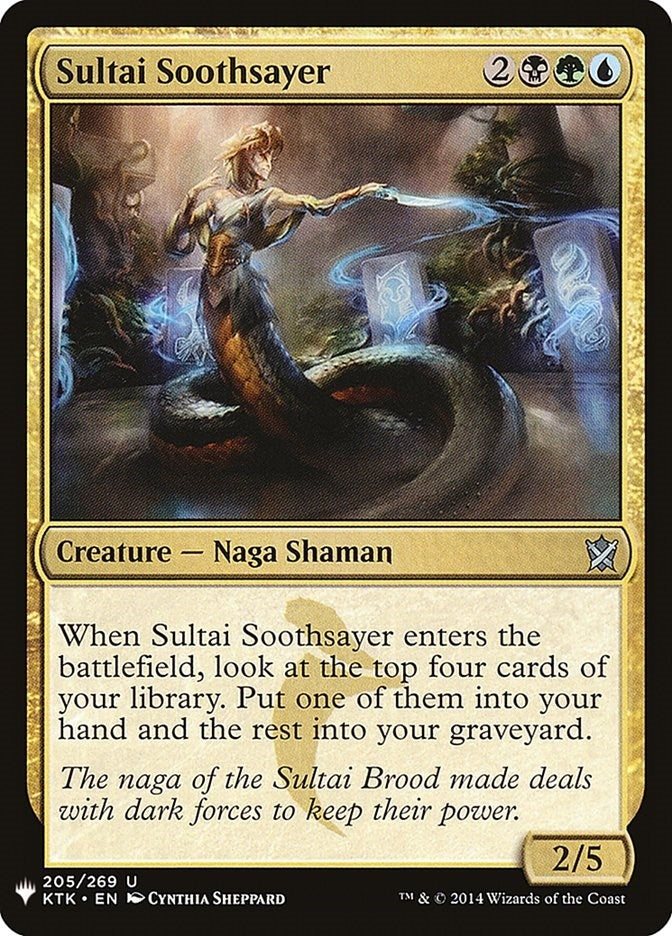 Image for Sultai Soothsayer (The List Reprints) (205) - Magic: The Gathering