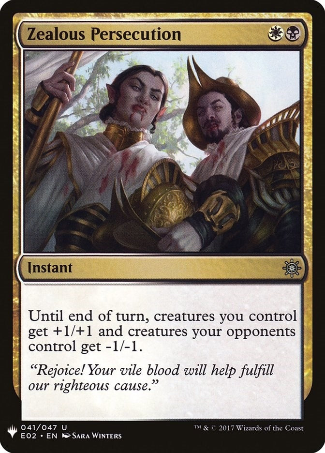 Image for Zealous Persecution (The List Reprints) (41) - Magic: The Gathering