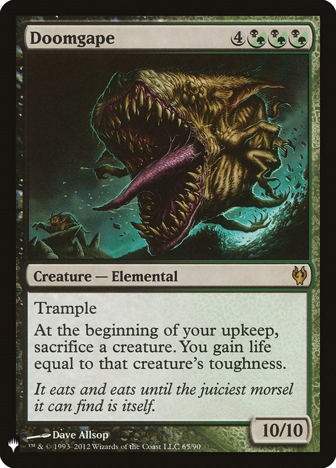 Image for Doomgape (The List Reprints) (65/90) - Magic: The Gathering