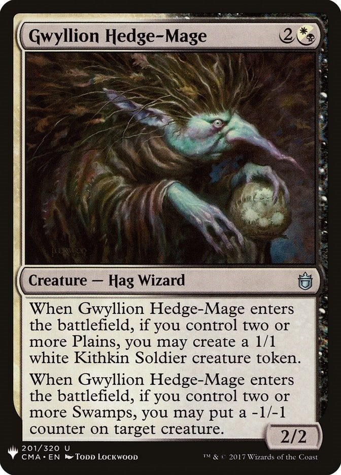Image for Gwyllion Hedge-Mage (The List Reprints) (201) - Magic: The Gathering