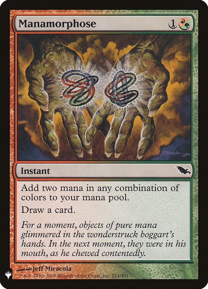 Image for Manamorphose (The List Reprints) (211) - Magic: The Gathering