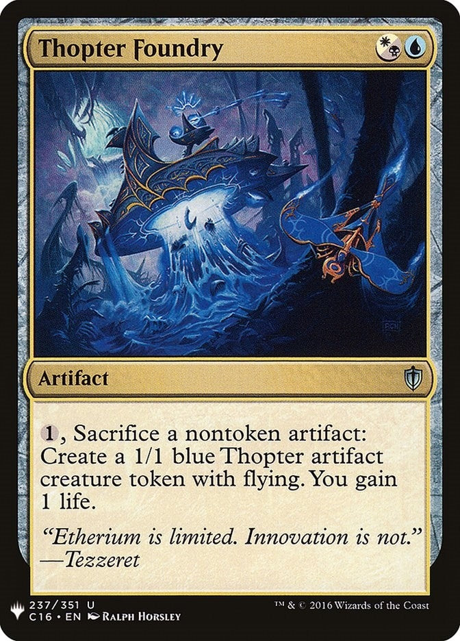 Image for Thopter Foundry (C16) (The List Reprints) (237) - Magic: The Gathering