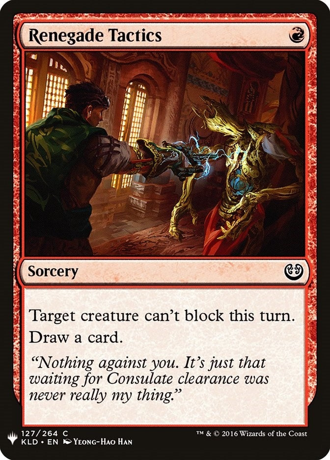 Image for Renegade Tactics (The List Reprints) (127) - Magic: The Gathering