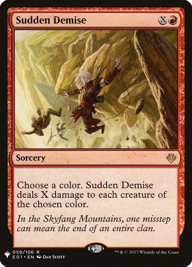 Image for Sudden Demise (The List Reprints) (059/106) - Magic: The Gathering