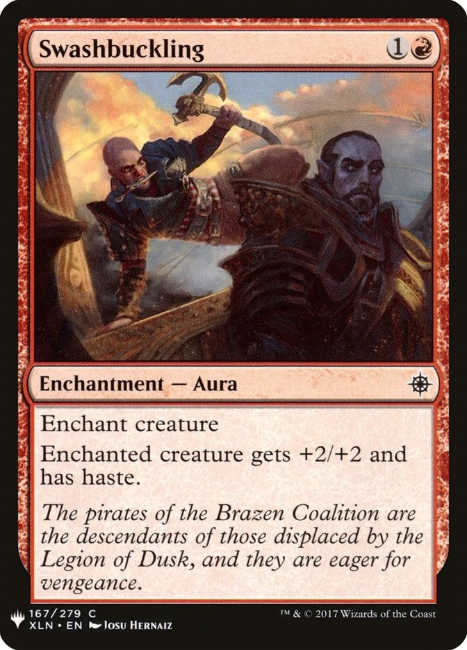 Image for Swashbuckling (The List Reprints) (167) - Magic: The Gathering