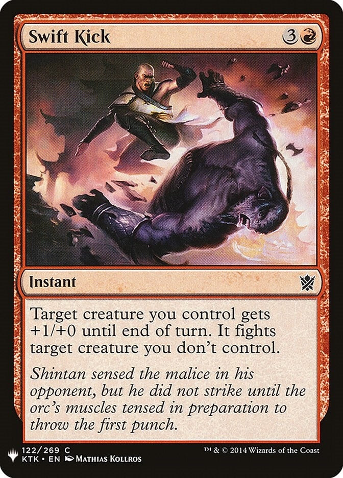 Image for Swift Kick (The List Reprints) (122) - Magic: The Gathering