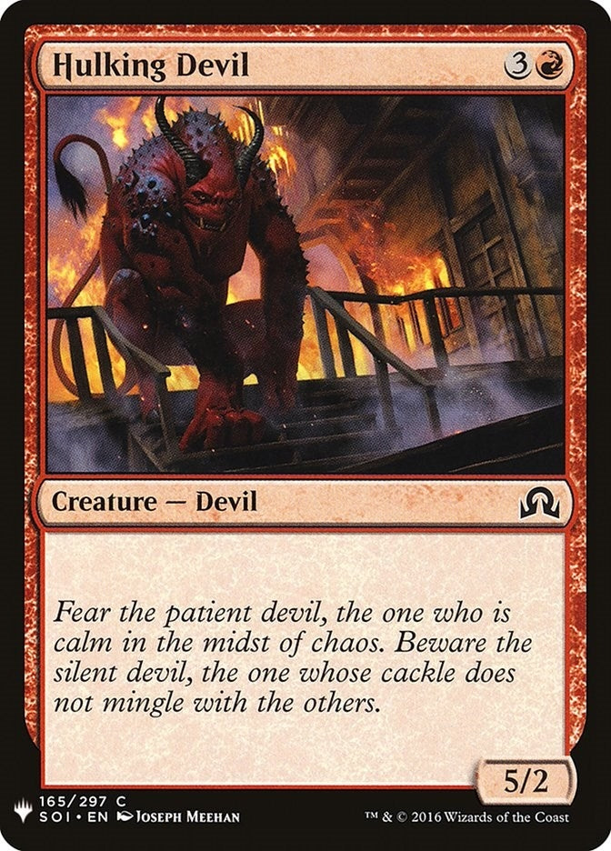Image for Hulking Devil (The List Reprints) (165) - Magic: The Gathering