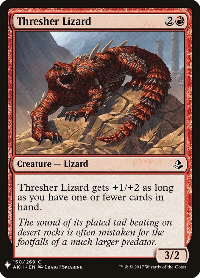 Image for Thresher Lizard (The List Reprints) (150) - Magic: The Gathering