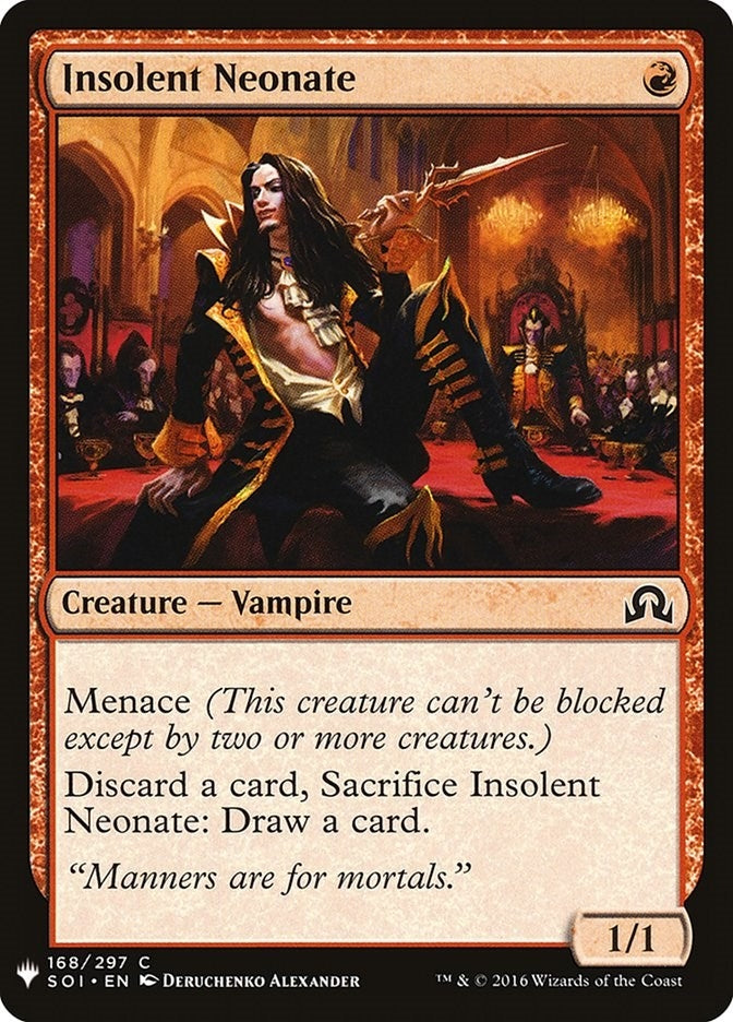 Image for Insolent Neonate (The List Reprints) (168) - Magic: The Gathering