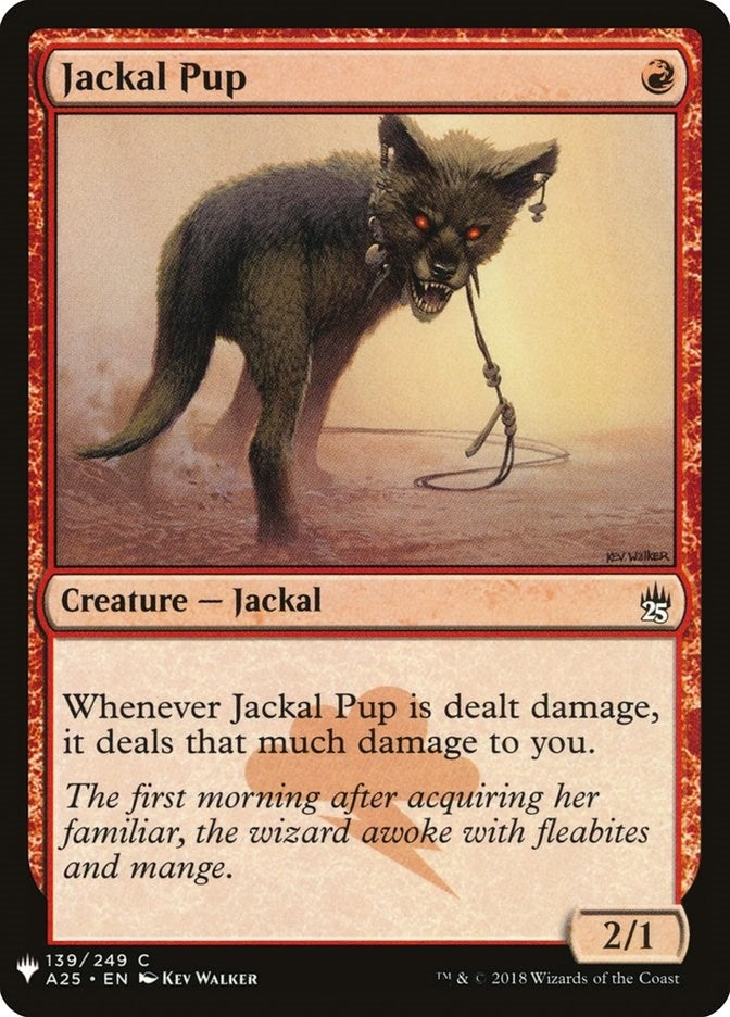 Image for Jackal Pup (The List Reprints) (139) - Magic: The Gathering
