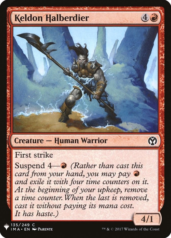 Image for Keldon Halberdier (The List Reprints) (135) - Magic: The Gathering