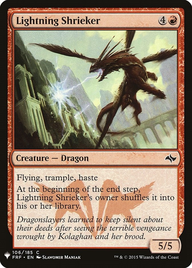 Image for Lightning Shrieker (The List Reprints) (106) - Magic: The Gathering