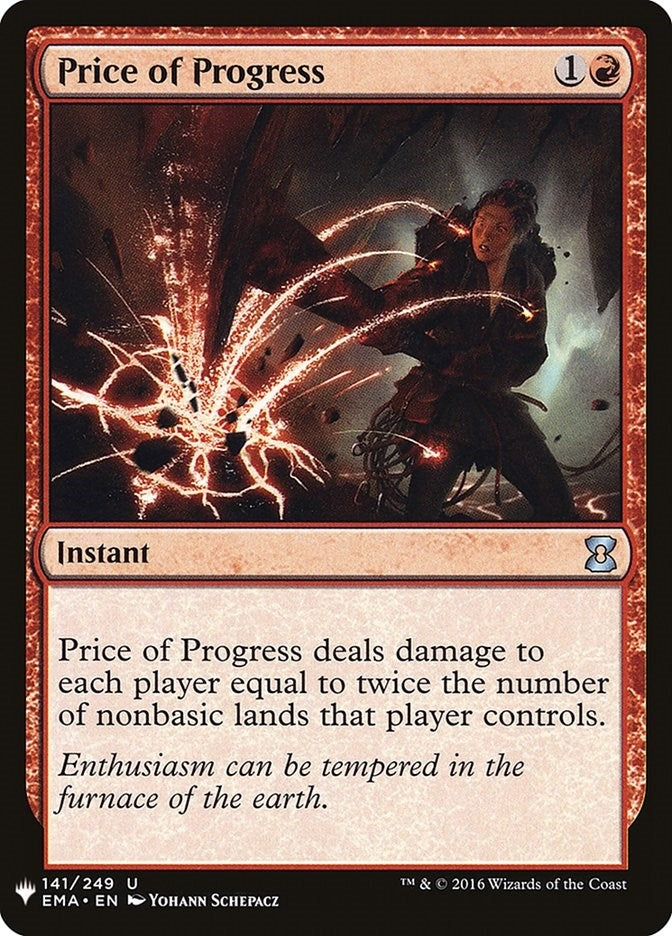 Image for Price of Progress (EMA) (The List Reprints) (141) - Magic: The Gathering