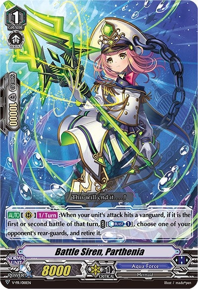 Image for Battle Siren, Parthenia (RRR Foil) (V Promo Cards) (V-PR/0111EN) - Cardfight Vanguard