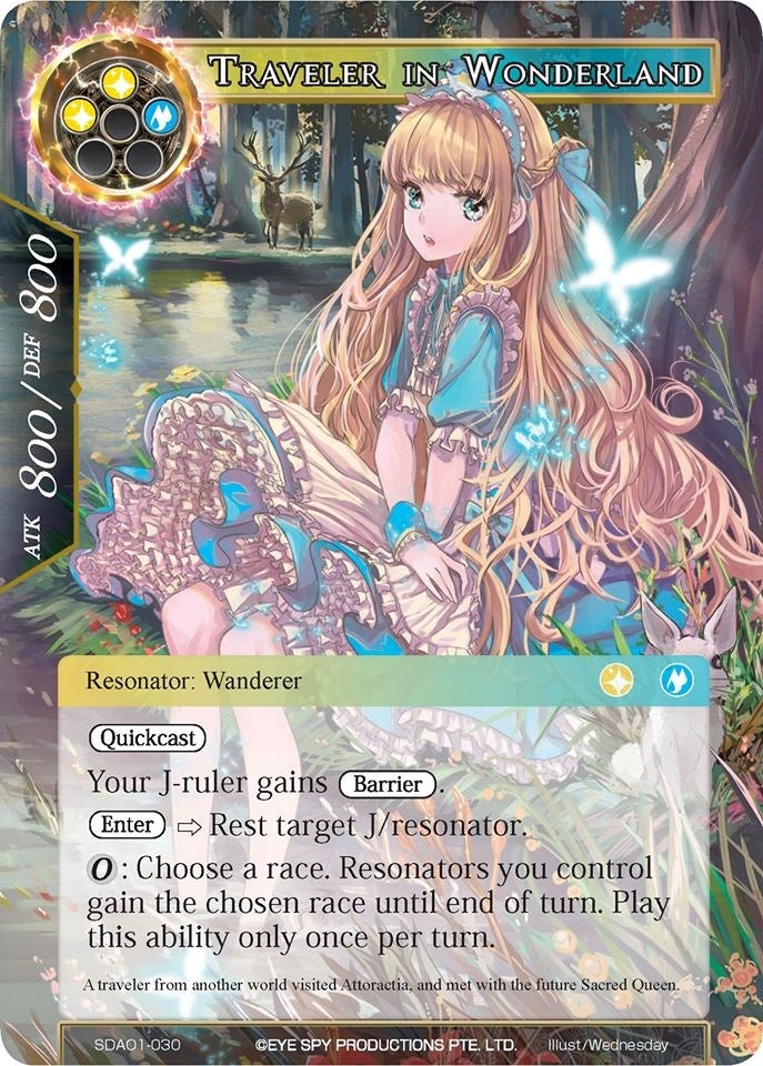 Image for Traveler in Wonderland (Alice Origin Starter Deck) (SDAO1-030) - Force of Will