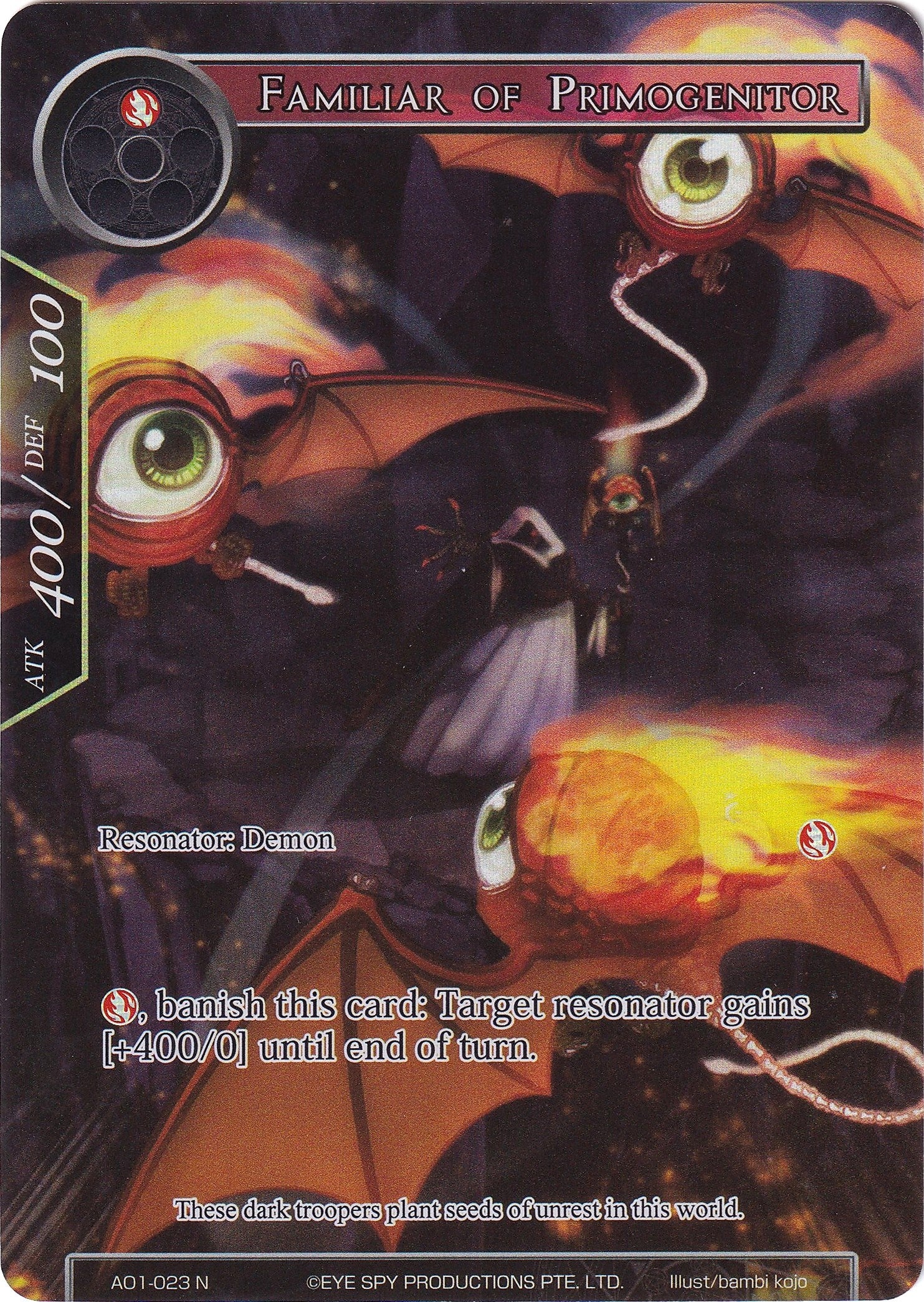 Image for Familiar of Primogenitor (Full Art) (Alice Origin) (AO1-023) - Force of Will