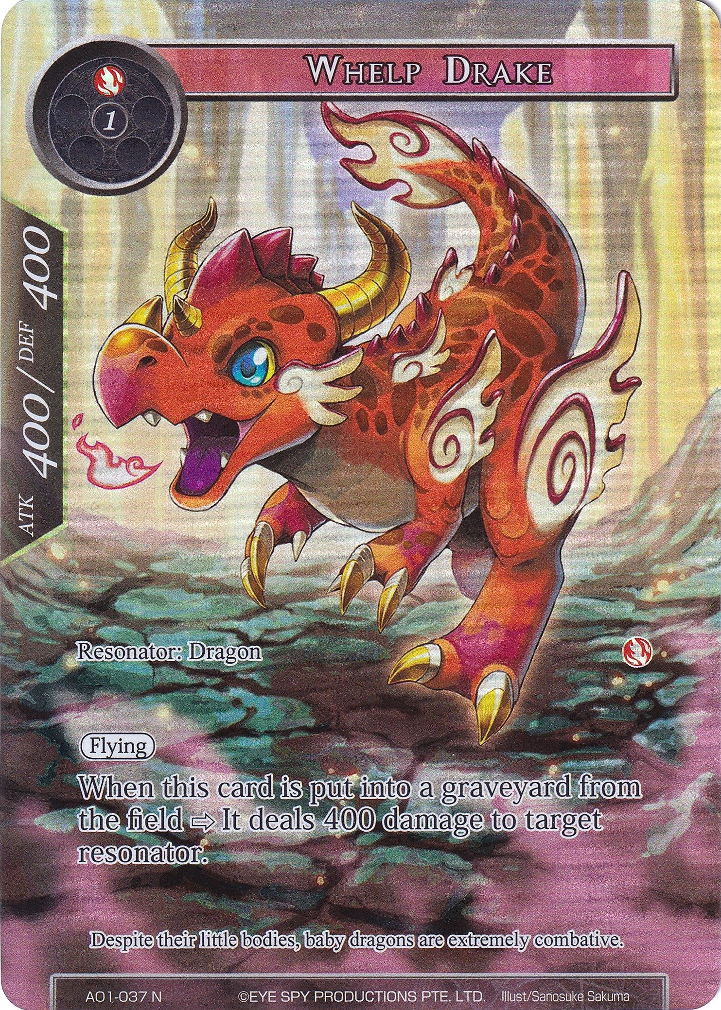 Image for Whelp Drake (Full Art) (Alice Origin) (AO1-037) - Force of Will