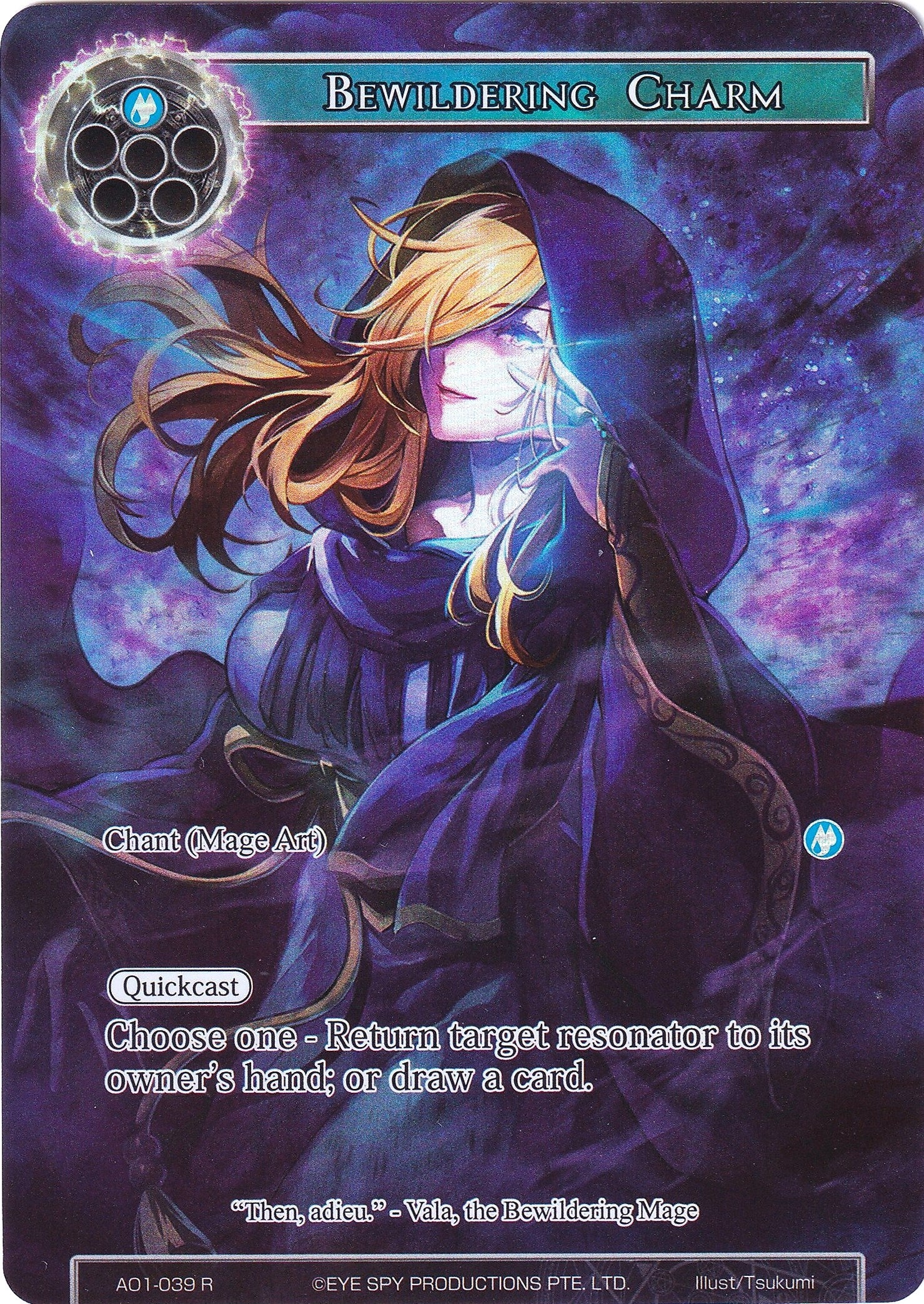 Image for Bewildering Charm (Full Art) (Alice Origin) (AO1-039) - Force of Will