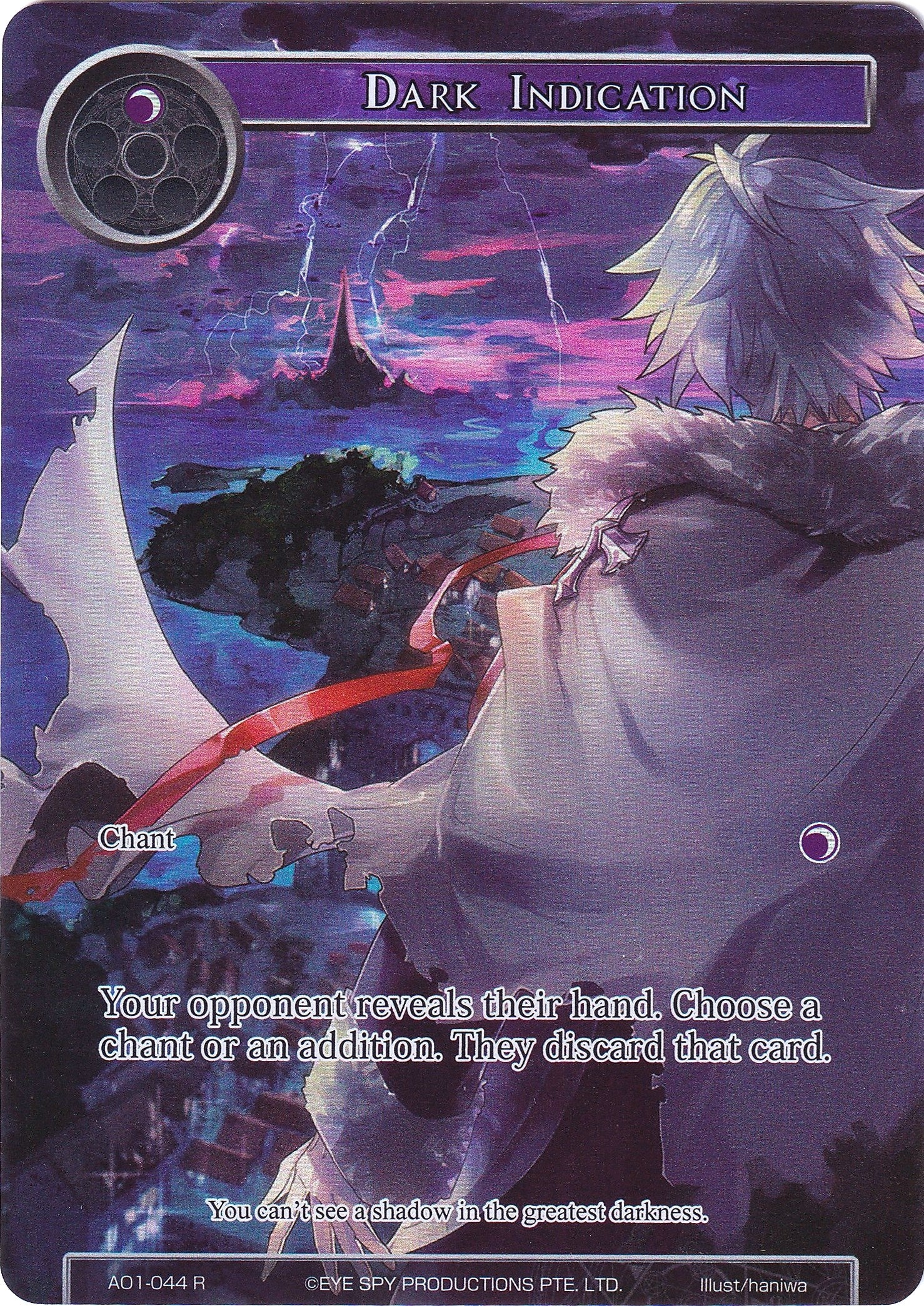 Image for Dark Indication (Full Art) (Alice Origin) (AO1-044) - Force of Will