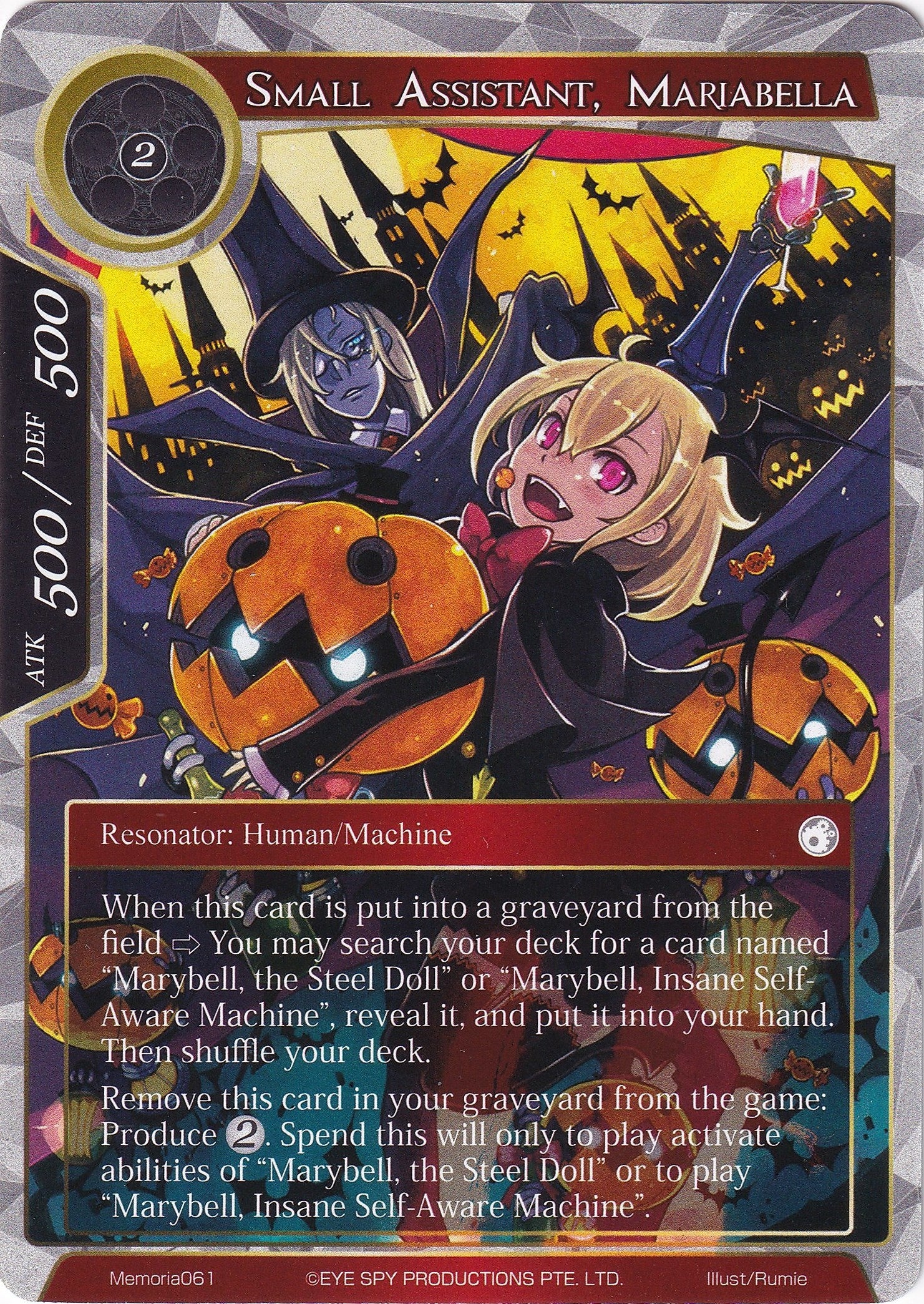 Image for Small Assistant, Mariabella (Alice Origin Memoria Cards) (Memoria061) - Force of Will