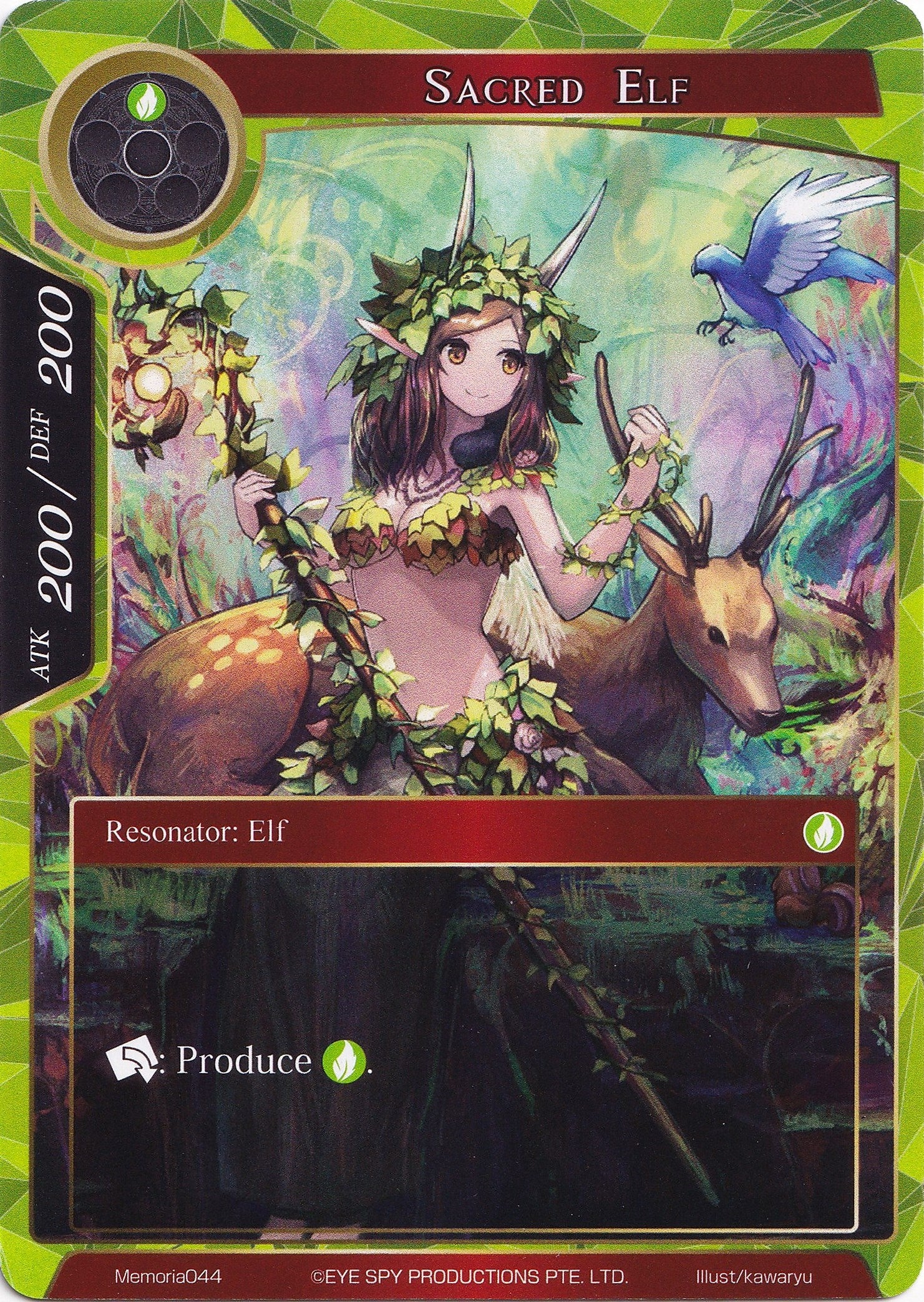 Image for Sacred Elf (Alice Origin Memoria Cards) (Memoria044) - Force of Will